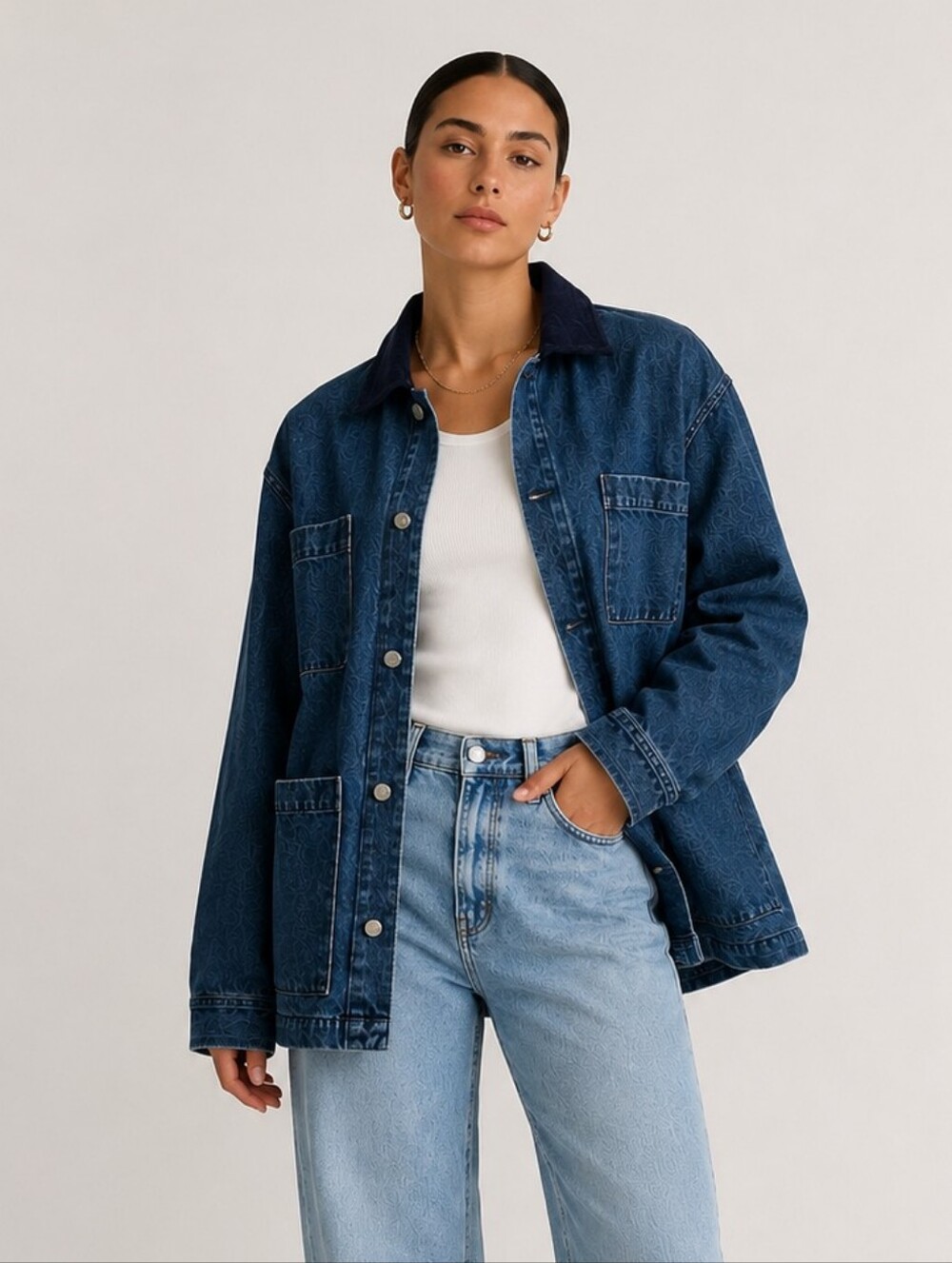 Walmart Spark Shop Denim Jean Jacket S